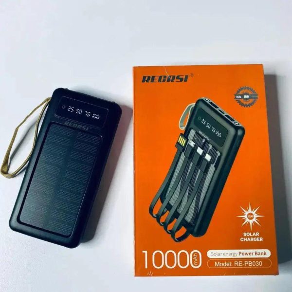 10000 mAh Solar Power Bank